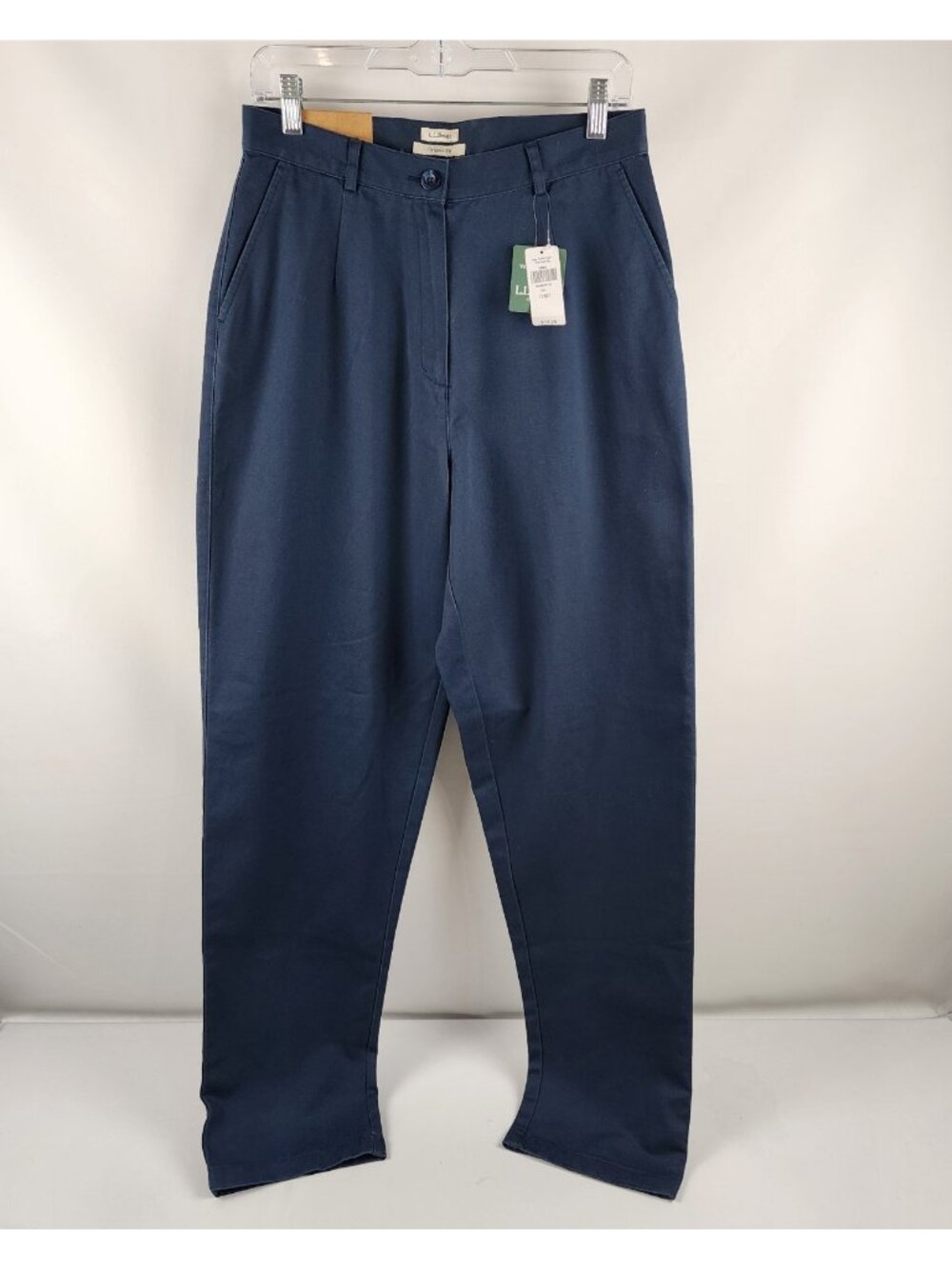 LL Bean Pants Womens 12 Blue Original Fit Pants (30x32) 183647 NWT